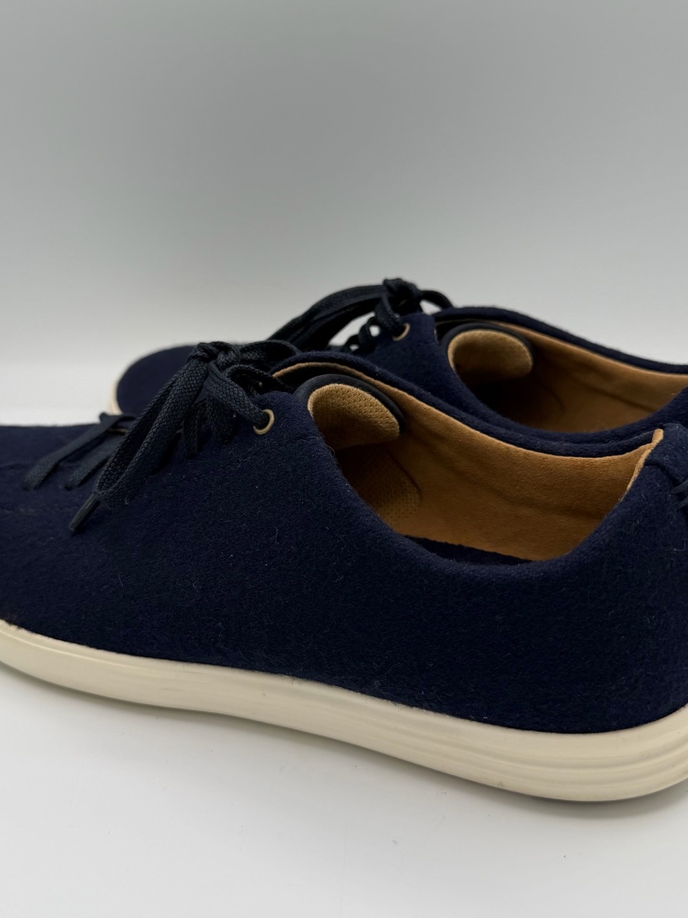 Cole Haan Navy Men’s Low-Top Lace-Up Sneakers - Picture 7 of 9